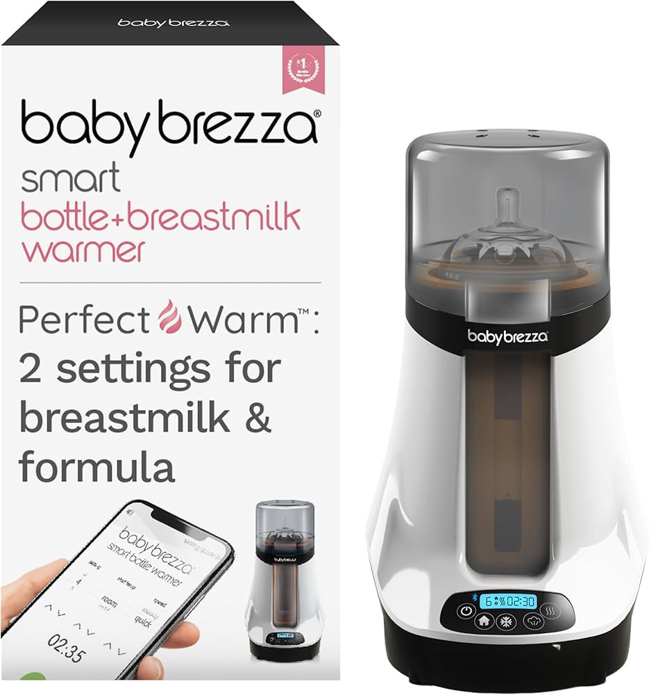 Baby Brezza Smart Baby Bottle Warmer, Breastmilk Warmer + Defroster – Free App - Only Brand wit... | Amazon (US)