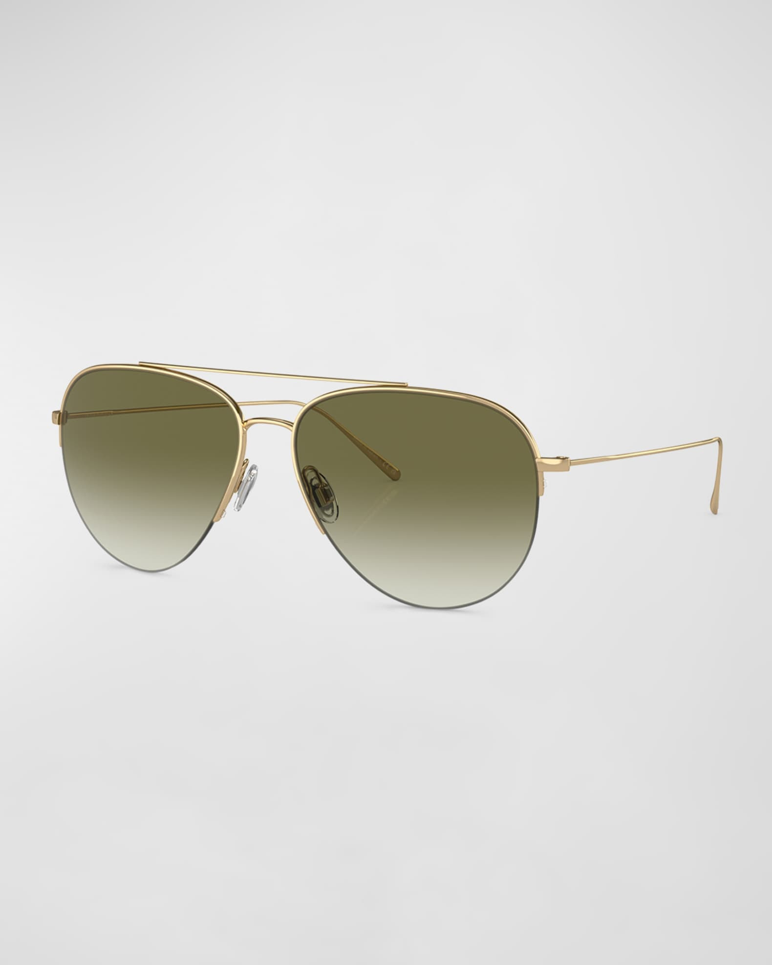 Cleamons Titanium Aviator Sunglasses | Neiman Marcus