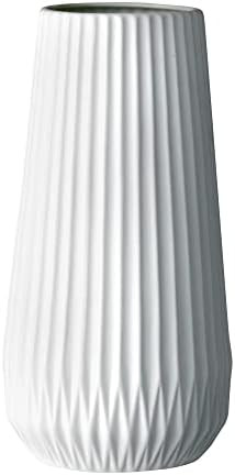 Amazon.com: Bloomingville Tall White Ceramic Fluted Vase : Home & Kitchen | Amazon (US)