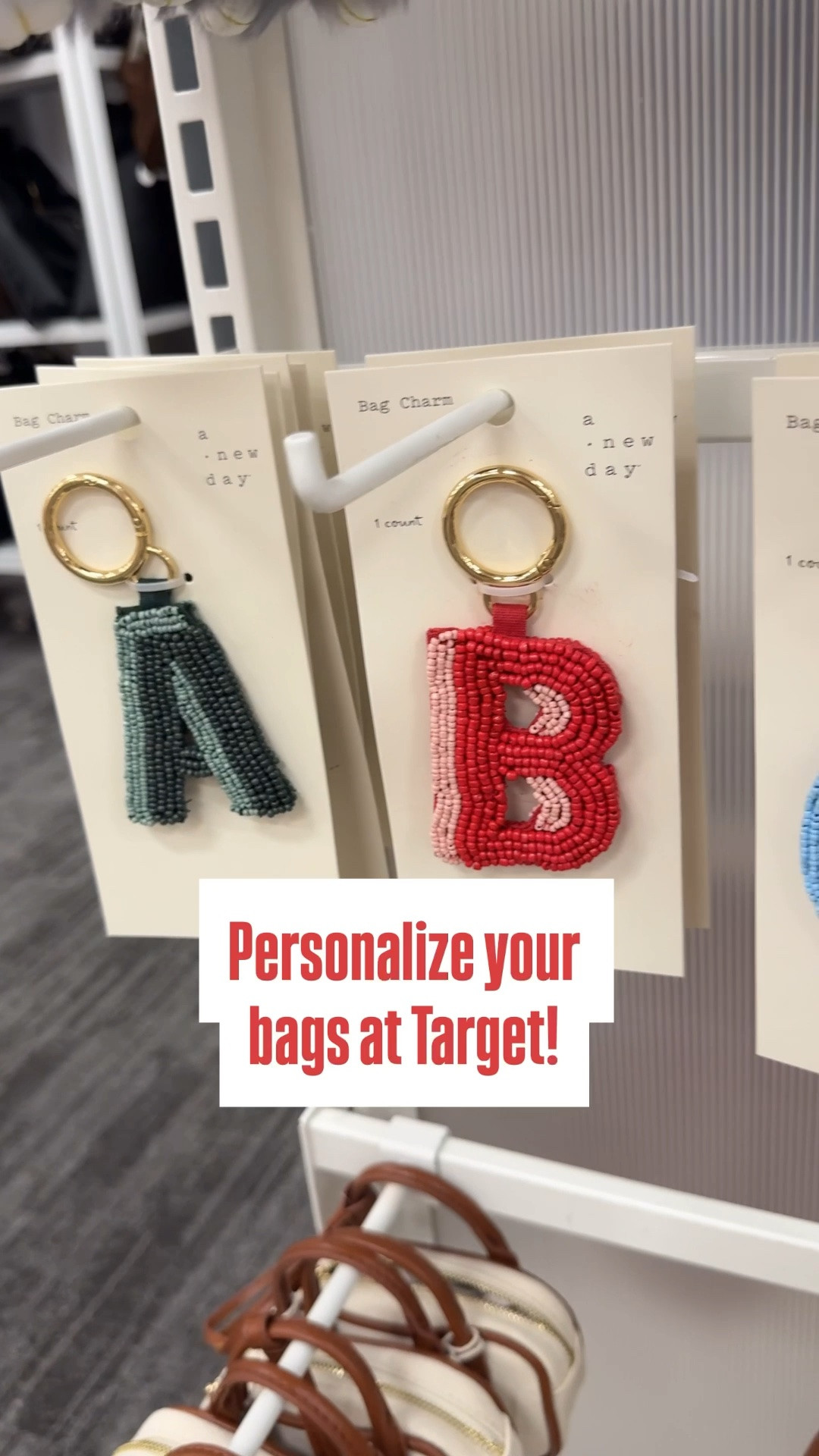 Summer is the perfect time to add a little pizazz to any bag you’re carrying!  Target has made it was with a huge variety of initials and assorted bag charms.  Grab your favorites and let your personality shine!