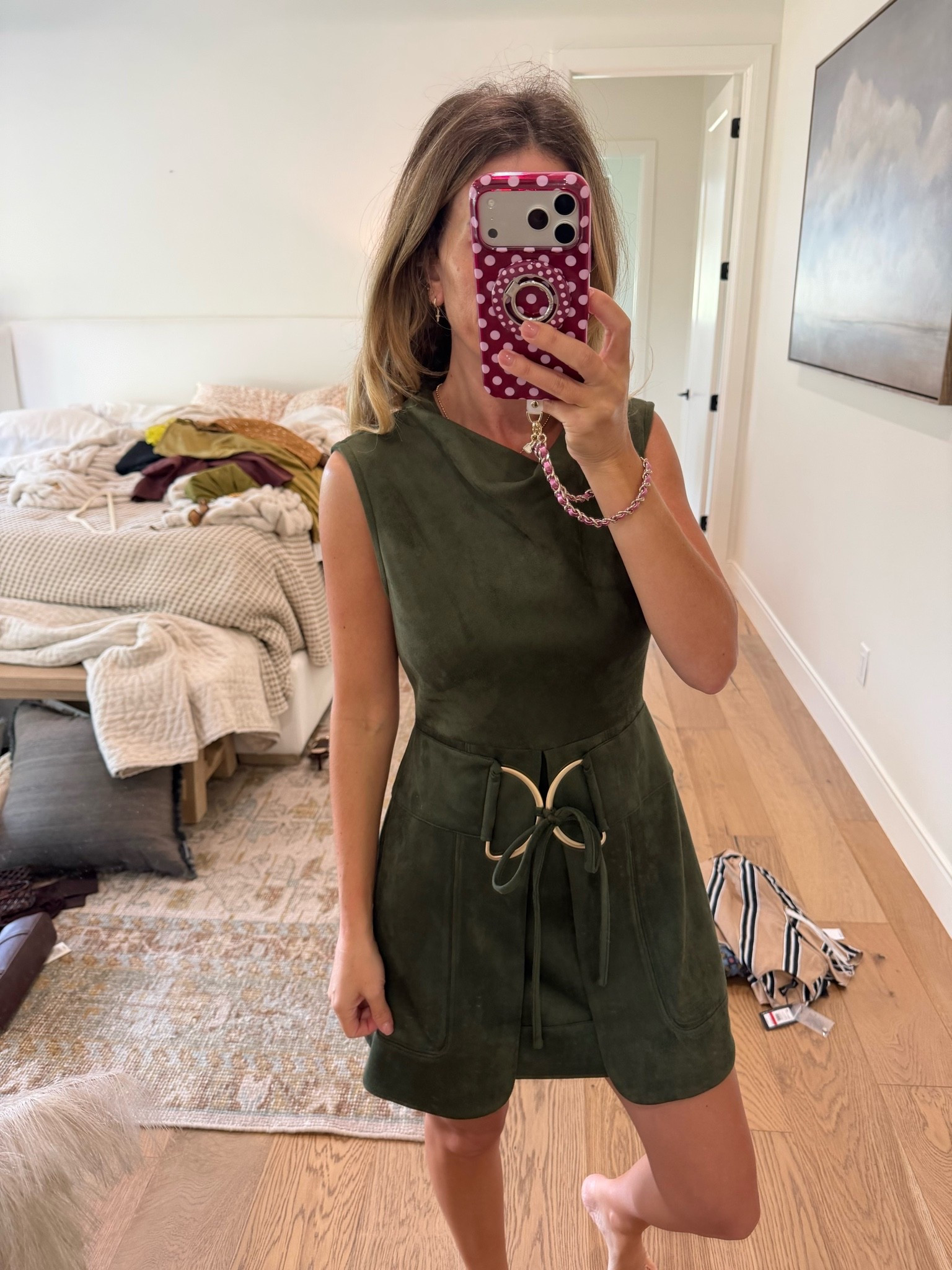The cutest belted suede mini dress for fall!

#LTKSaleAlert #LTKOver40 #LTKootd