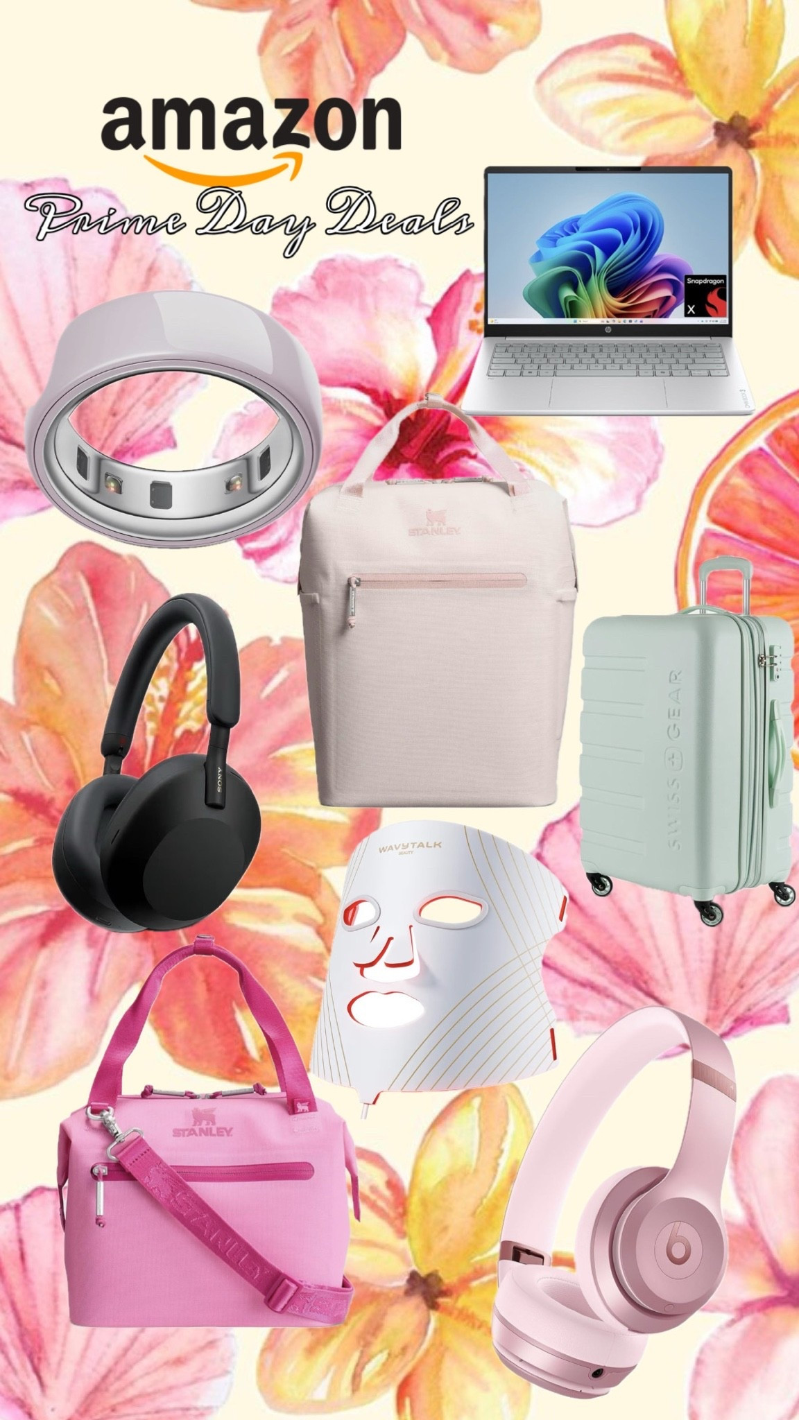 Amazon Prime Day Deals up to 60% off aura rings, travel suitcases & tech! 🤍 

 Prime Day tech deals, tech finds, Amazon tech sale, laptop deals, computer discounts, work from home essentials, gaming laptops, tablets, smart watches, smart rings, Oura Ring alternatives, fitness trackers, wearable technology, health tracking devices, sleep tracking technology, wellness tech, red light therapy devices, beauty tech, skincare tools, LED face masks, anti-aging devices, beauty gadgets, smart home technology, Bluetooth accessories, portable chargers, wireless headphones, productivity gadgets, content creator tech, travel tech essentials, viral Amazon tech finds, electronics deals, Prime Day savings, Amazon Prime Day 2026, tech must-haves, innovative gadgets, affordable tech finds, wellness and beauty technology. 💻⌚✨ #PrimeDayDeals #TechDeals #AmazonFinds #LaptopDeals #SmartRing #OuraRingAlternative #RedLightTherapy #BeautyTech #WellnessTech #AmazonTech #ElectronicsDeals #PrimeDayFinds #WorkFromHome #GadgetFinds #TechMustHaves

#LTKSaleAlert #LTKU #LTKBeauty