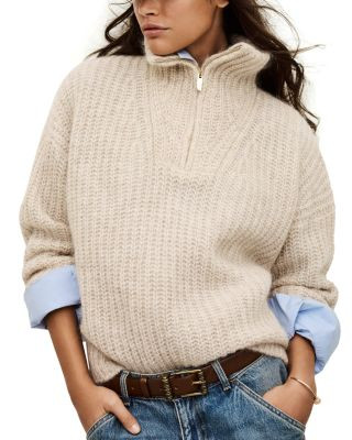 ba & sh Beltane Zip Collar Sweater | Bloomingdale's (US)