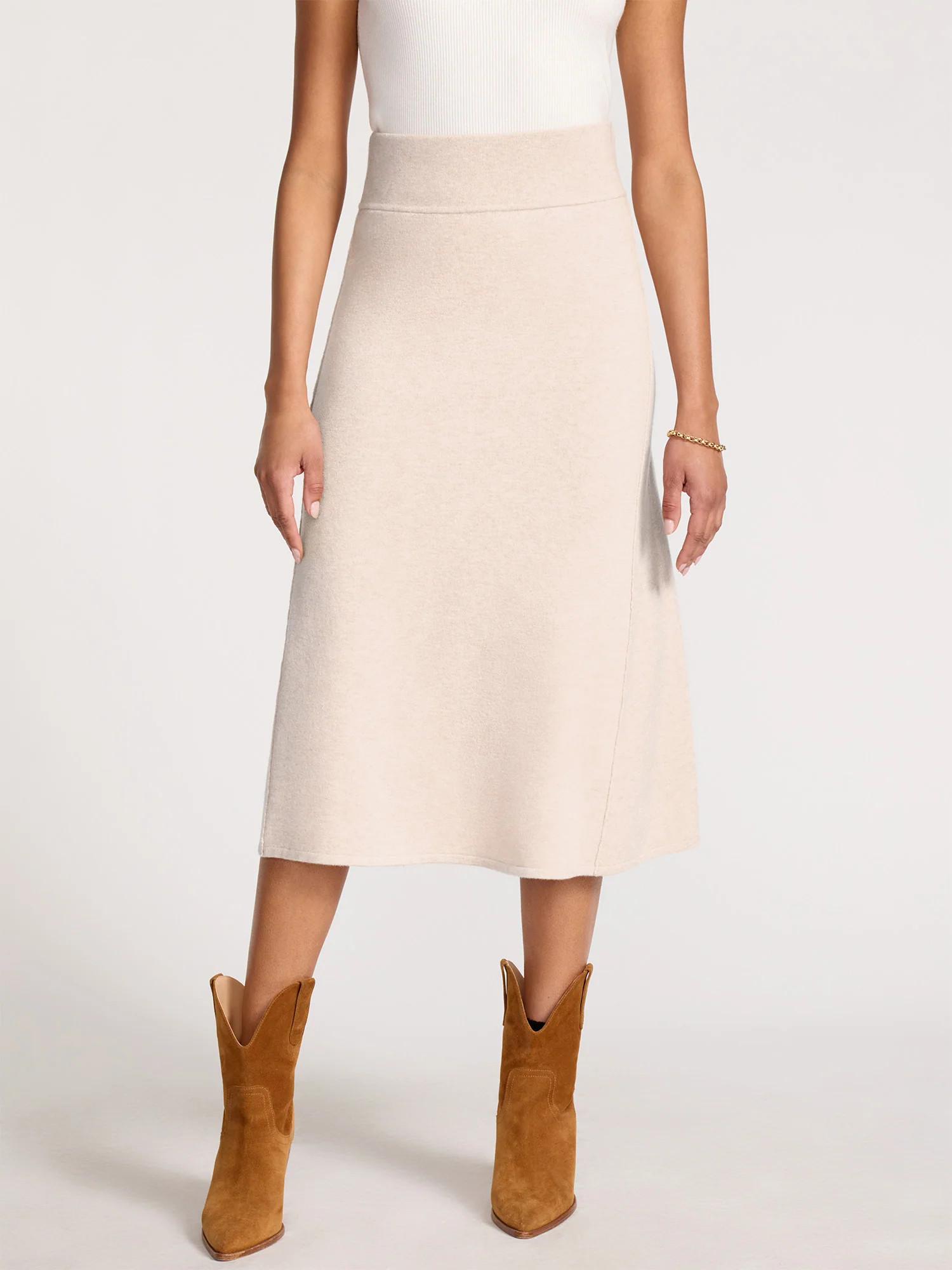 Women's Bay Skirt in Brulee Mélange | Brochu Walker | Brochu Walker