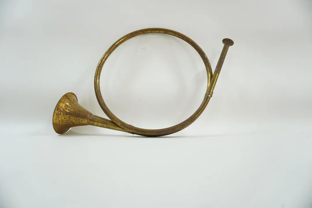 Vintage Brass Horn, Brass Bugle Instrument 19 1/2 L, Wreath Decor, Christmas Brass Decoration, Ho... | Etsy (US)