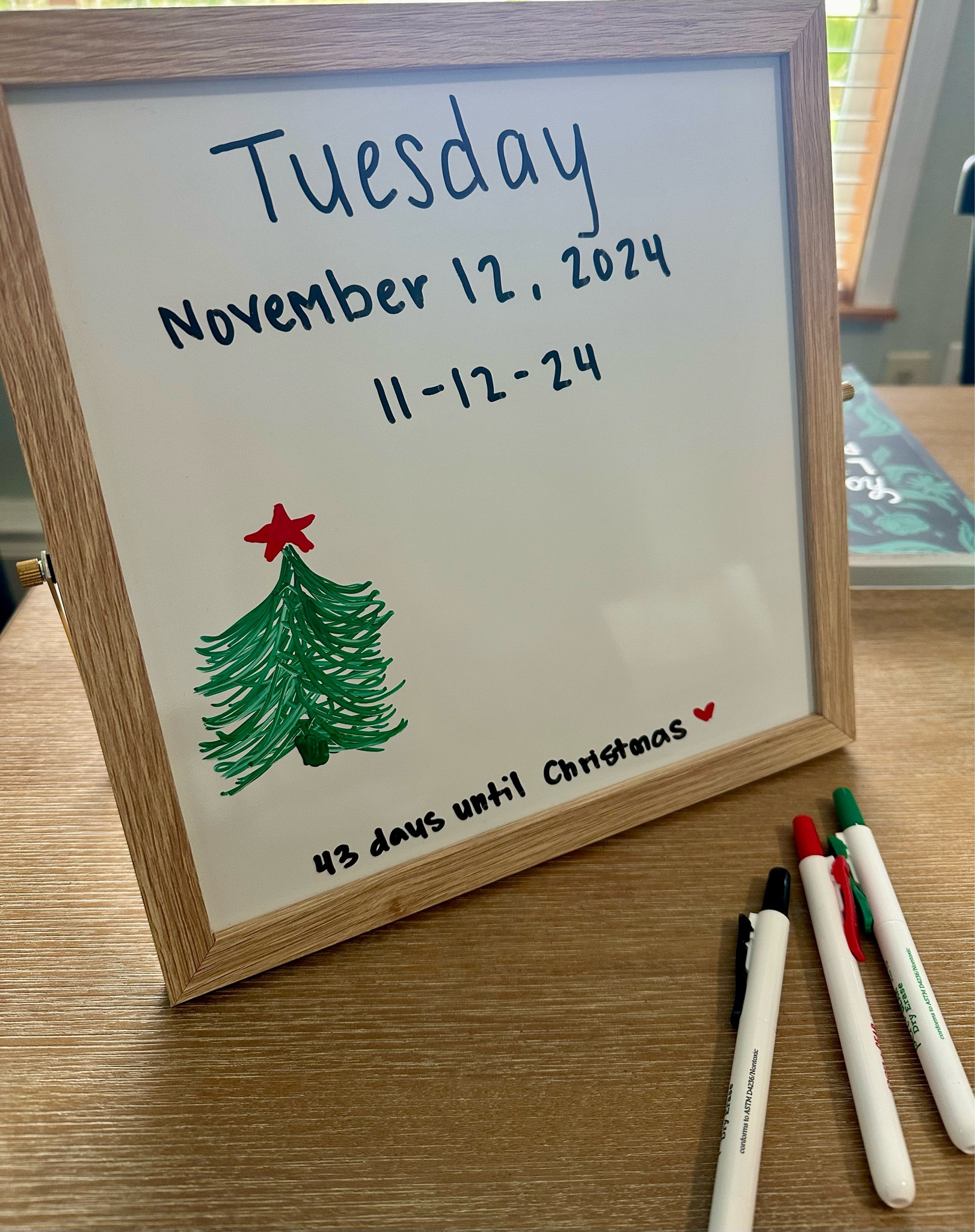 Dry erase easel + dry erase pens! ♥️
#walmart #homeschool 

#LTKKids #LTKHome #LTKFamily