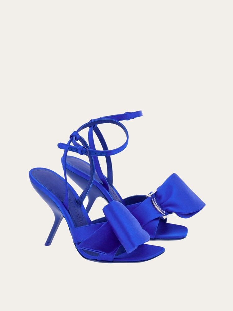 Sandal with asymmetric bow - Shoes - Women - Salvatore Ferragamo US | Ferragamo