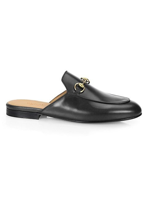 Gucci Princetown Leather Slipper, Gucci Slides, Gucci Mules, Gucci Princetown, Gucci Shoes | Saks Fifth Avenue
