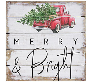Merry & Bright Pallet Petite by Sincere Surroun dings | QVC