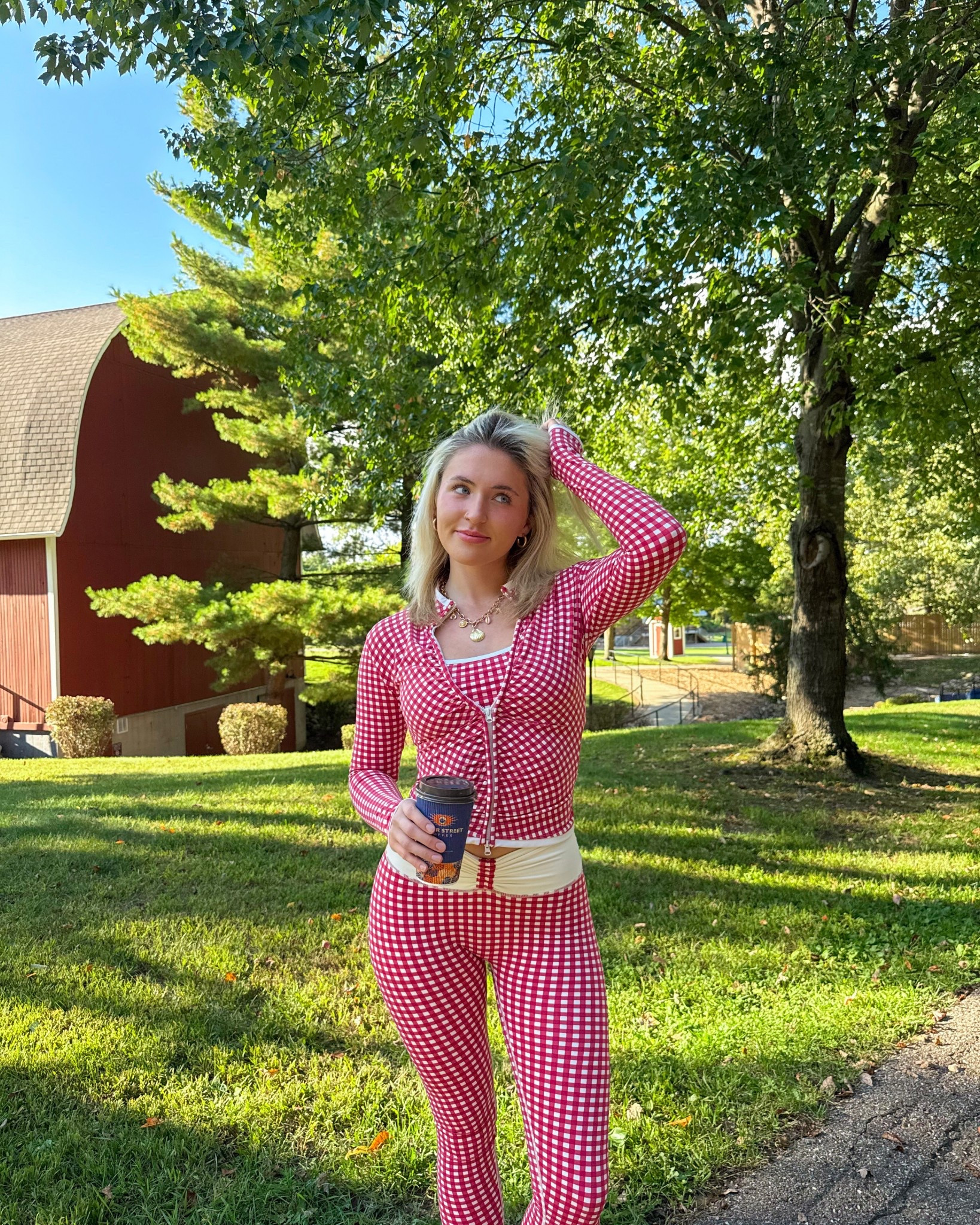 the cutest gingham matching workout set from astoria activewear 💌🍁 use code RYLIEXKELLY15 to save!!

#LTKFindsUnder50 #LTKSeasonal #LTKStyleTip