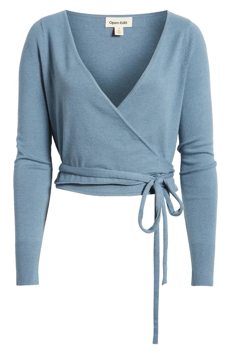 Open Edit Wrap Sweater | Nordstrom | Nordstrom