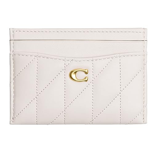 Coach Quilted Pillow Leather Essential Card Case, Chalk | Amazon (US)