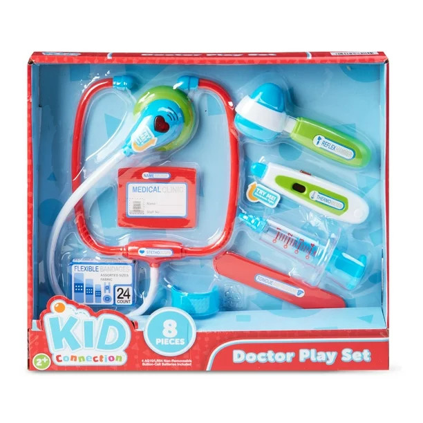 Kid Connection Doctor Play Set, 8 Pieces - Walmart.com | Walmart (US)