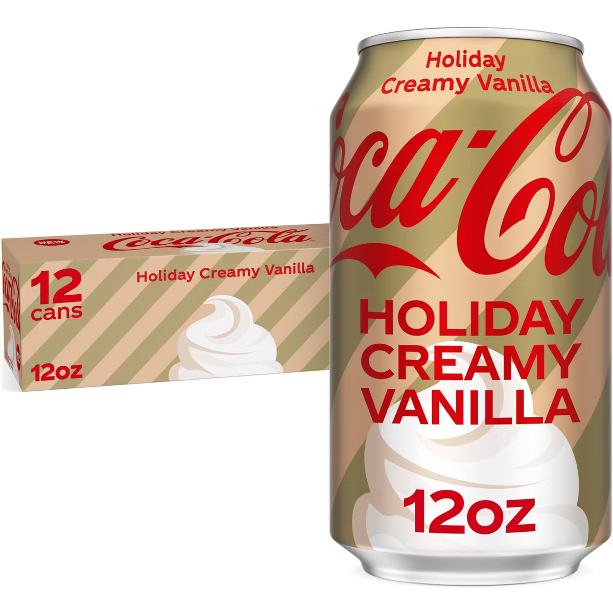 Coca-Cola Holiday Creamy Vanilla Soda - 12pk/12 fl oz Cans | Target