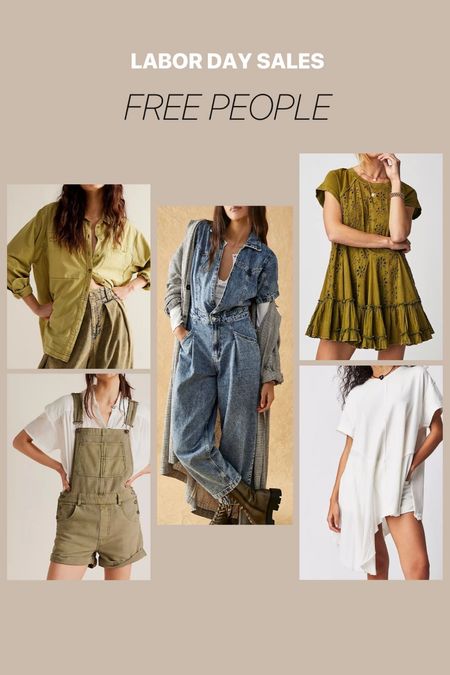 A couple pieces from the free people Labor Day sale! Love a good denim jumpsuit you can wear through fall

#LTKsalealert