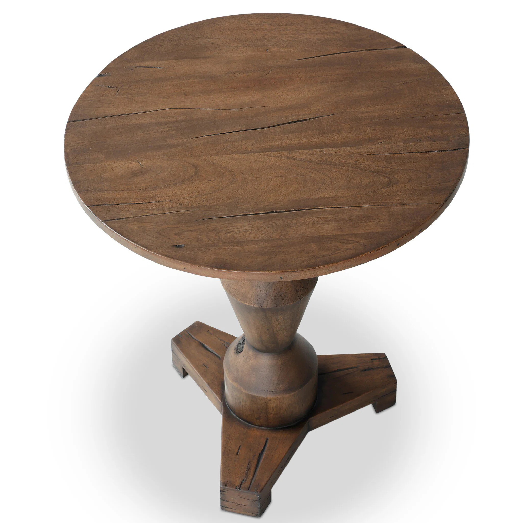 Rivi End Table-Dark Reclaimed | Perigold