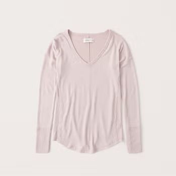 Long-Sleeve Cozy Legging Tee | Abercrombie & Fitch (US)