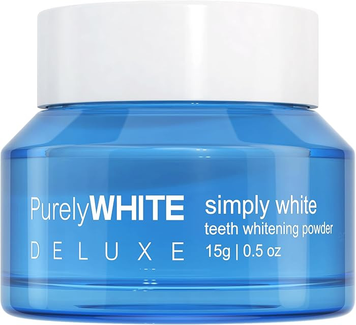 PurelyWHITE DELUXE, Whitening Powder - Removes Stains, No Sensitivity - Enamel-Safe Toothpaste Wh... | Amazon (US)