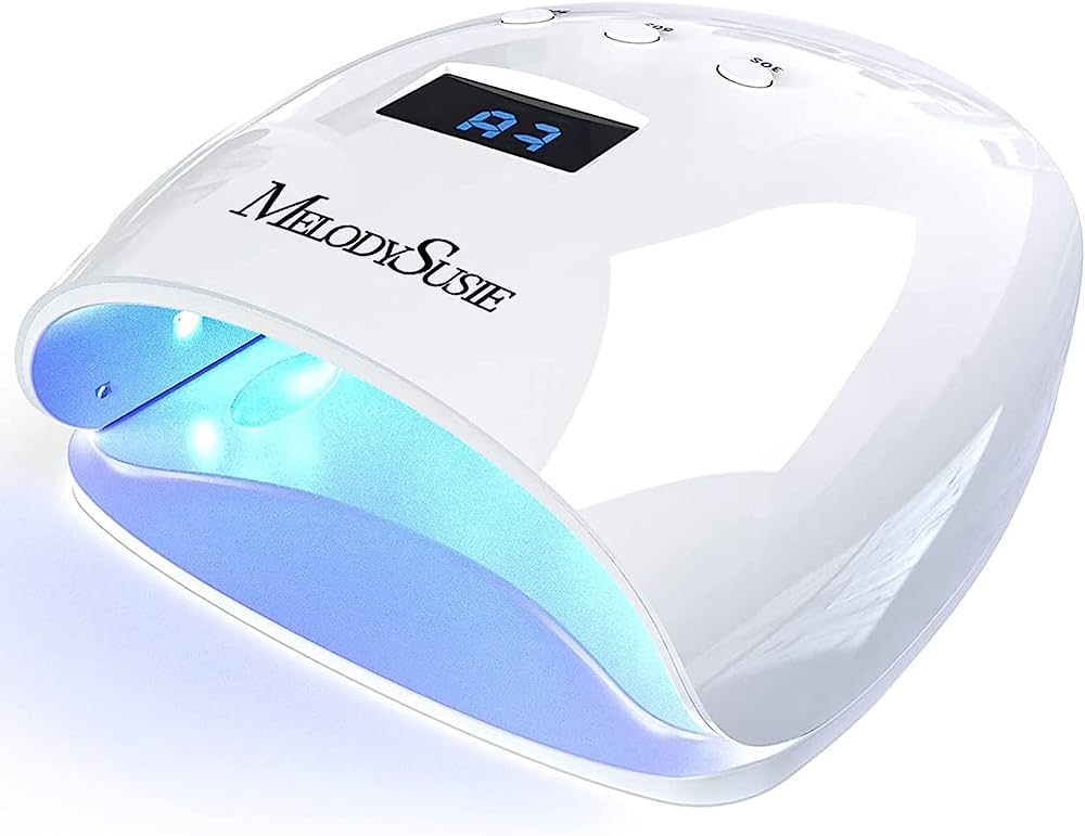 MelodySusie UV LED Nail Lamp True 54W Professional Nail Dryer for Gel Nail Polish Curing Lamp wit... | Amazon (US)