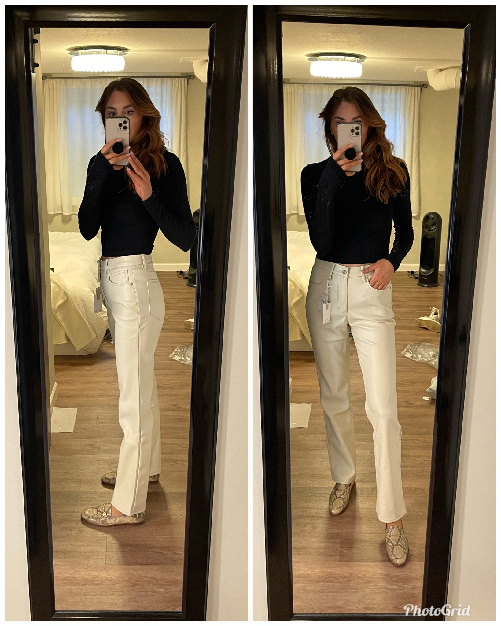 Sized down one to a 4/27 in pants, super soft and have some stretch/give. Wearing a medium in longsleeve. exact flats are linked but my color is sold out but plenty of other colors available 

#LTKunder100 #LTKSeasonal #LTKshoecrush