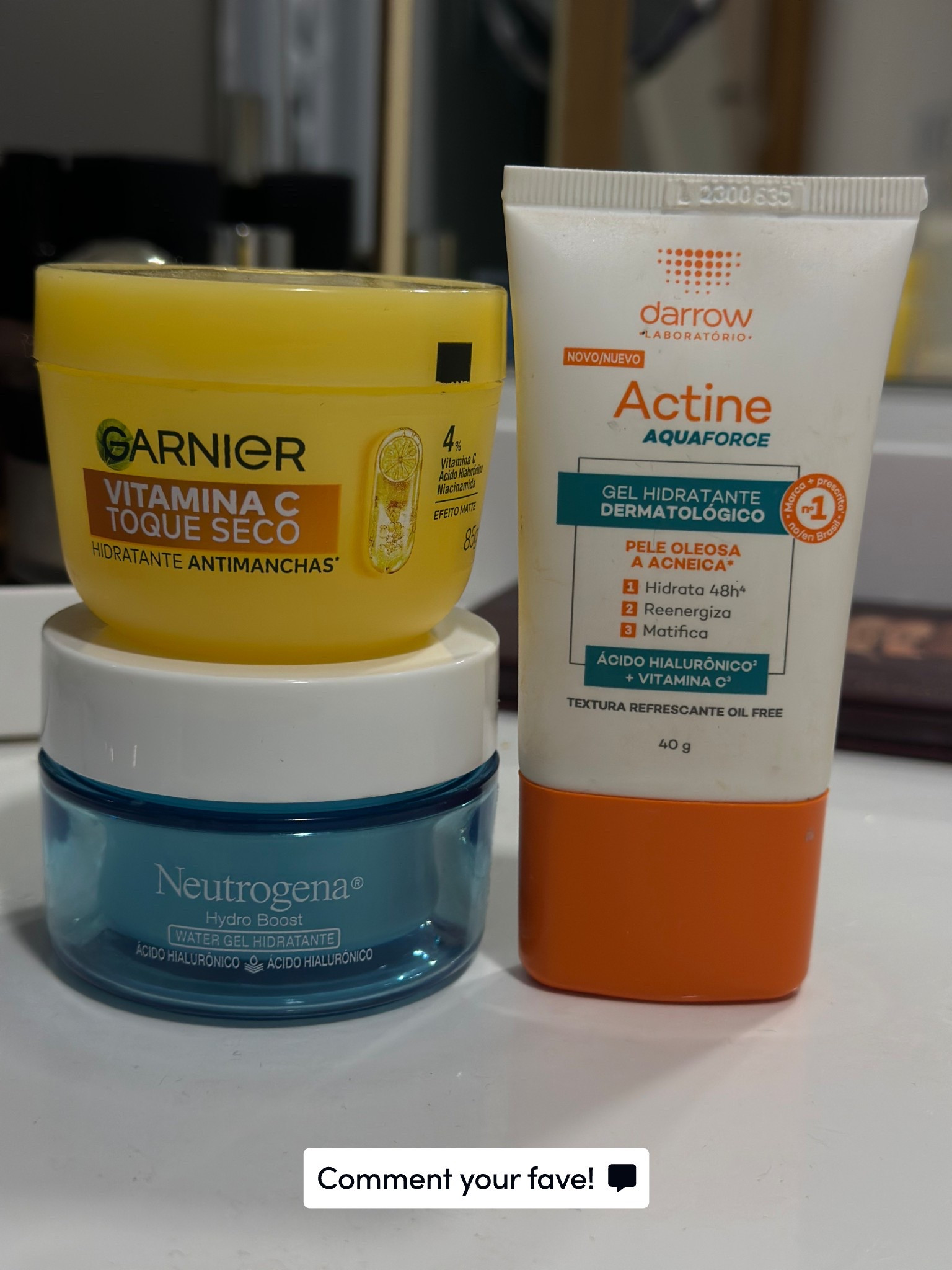 Meus hidratantes favoritos para pele oleosa ✨

Esses queridinhos são o combo que a gente ama: bom, barato e de qualidade ! Super recomendo qualquer um desses três ☑️

#LTKbeleza #LTKbrasil #LTKguiadepresente