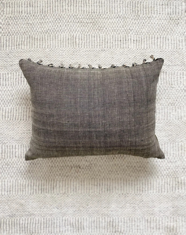 14x18 Handwoven Tassel Pillow Case Designer Textile | Etsy (US)