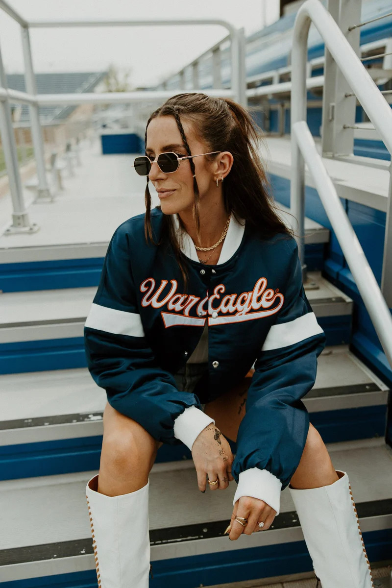 Auburn Miles Swipe Varsity Jacket | Gameday Social