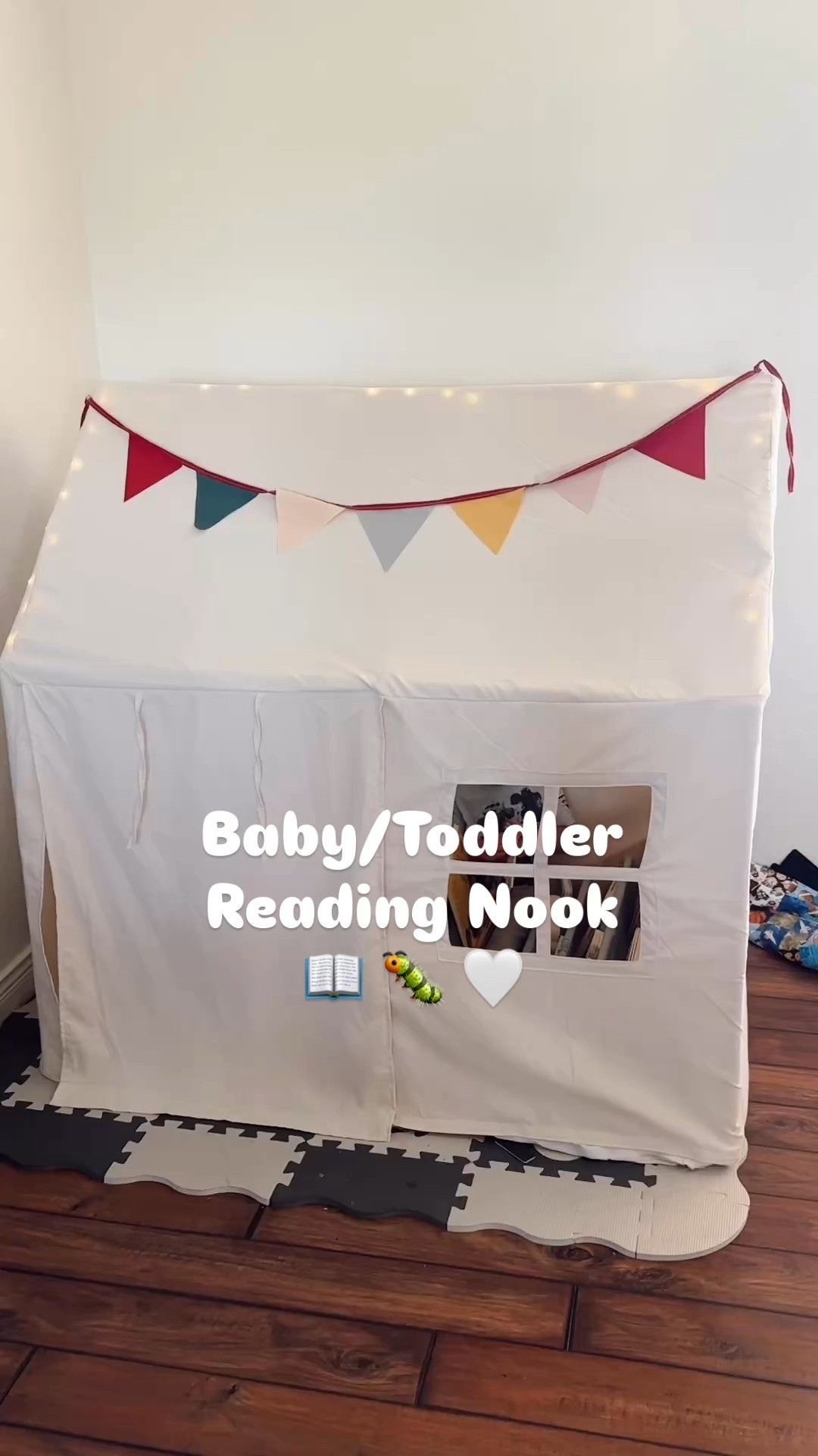 Baby/toddler reading nook 📖 

Baby tent, toddler tent, baby play tent, toddler play tent, baby books, toddler book, baby bookshelf, toddler book shelf, baby chair, toddler chair

#LTKBaby #LTKKids #LTKHome