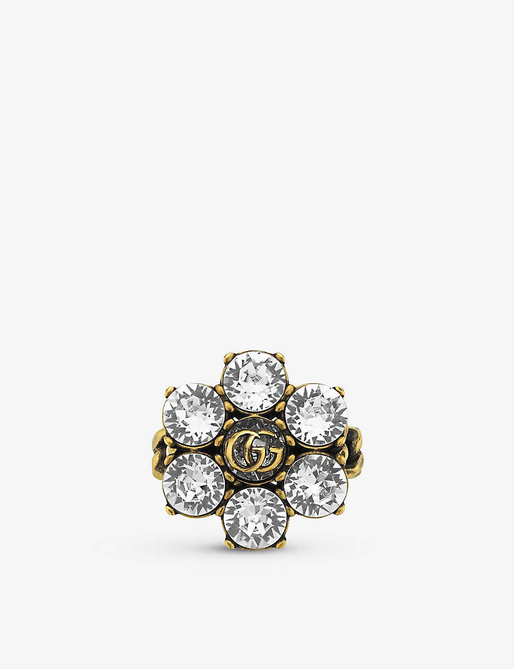 GG Marmont crystal ring | Selfridges
