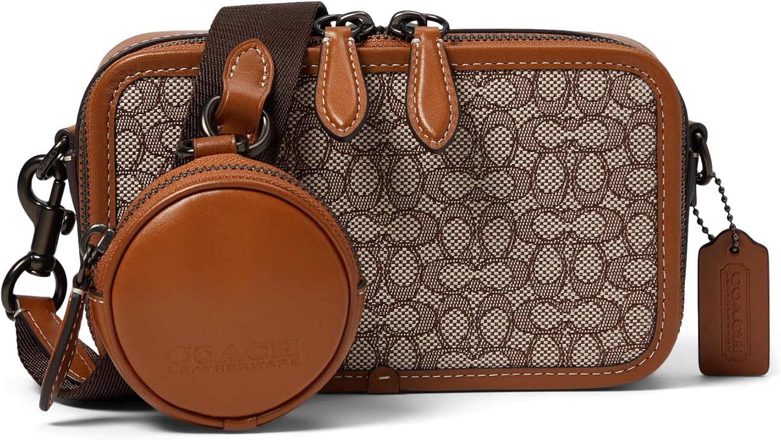 Coach Charter Slim Crossbody in Micro Signature Jacquard | Amazon (US)