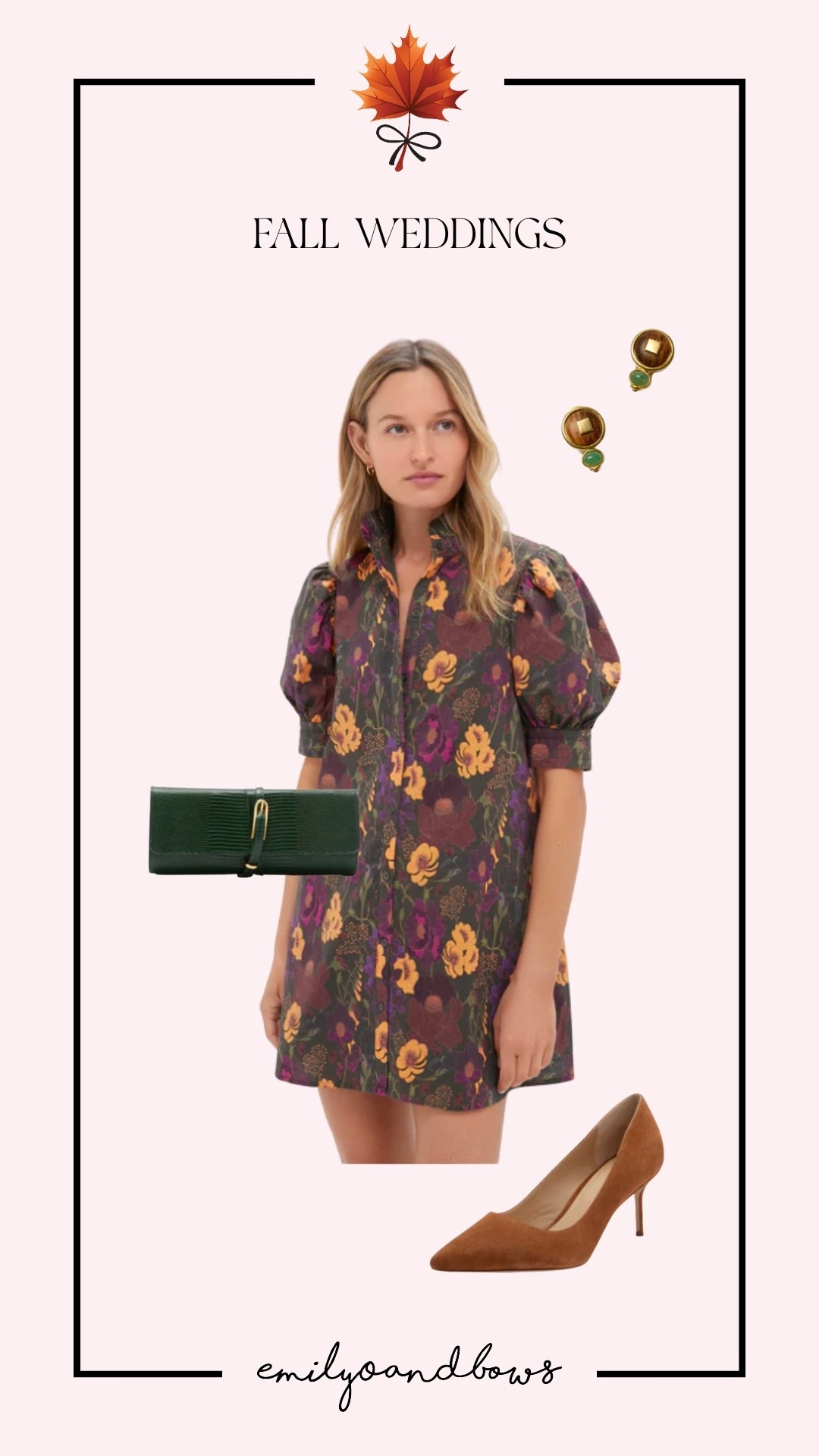 Fall wedding guest look! ✨