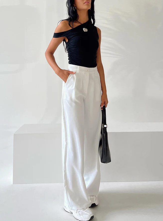 Archer Pants White | Princess Polly AU