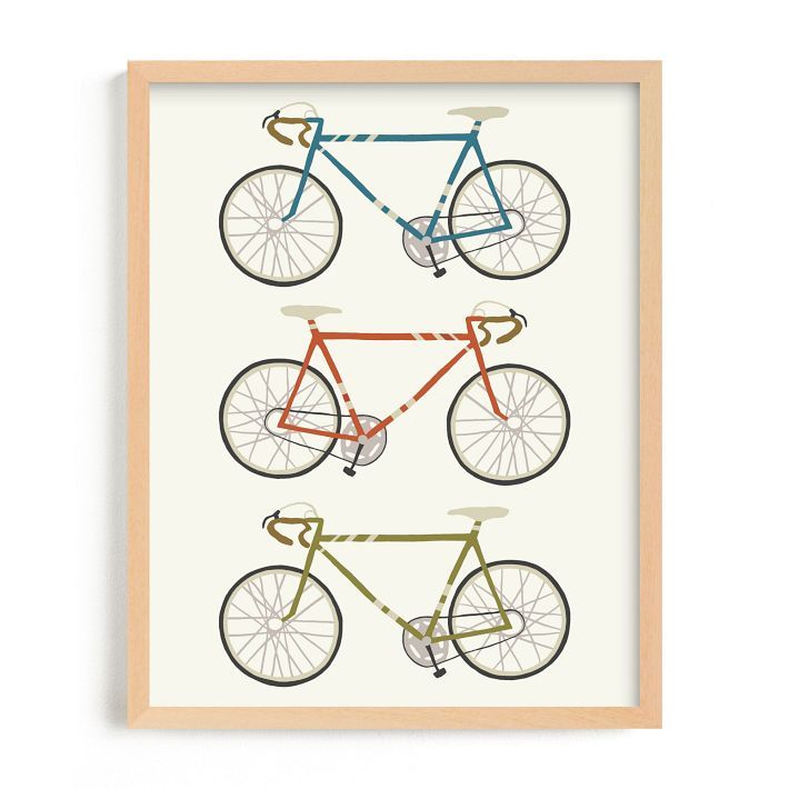 Vintage Bike Framed Wall Art by Minted for West Elm | West Elm (US)
