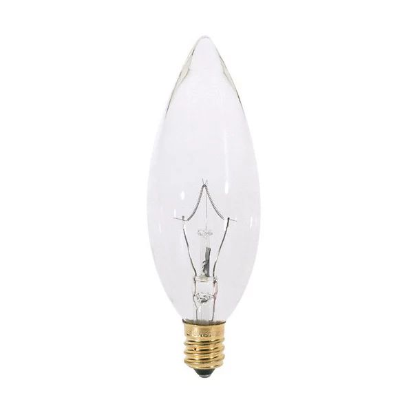 60W 120V B10 E12 Clear Bulb (6-Pack) | Lumens