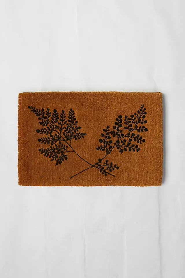Fern Fronds Doormat | Anthropologie (US)