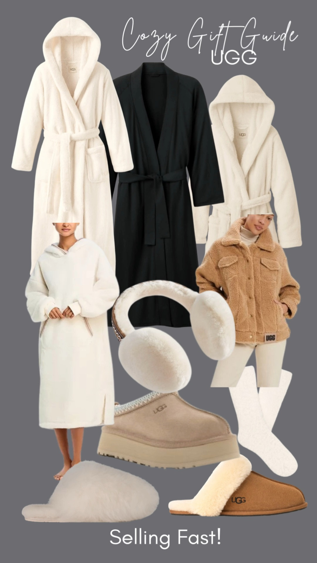 Your cozy gift guide from Ugg has arrived!  Some are even on sale!  But don’t wait…these are selling fast!  Comfy slippers, cozy robes, and more!  

#ugg #cozyvibes #comfycozy #sellingfast #giftsforher

#LTKHoliday #LTKSaleAlert #LTKGiftGuide