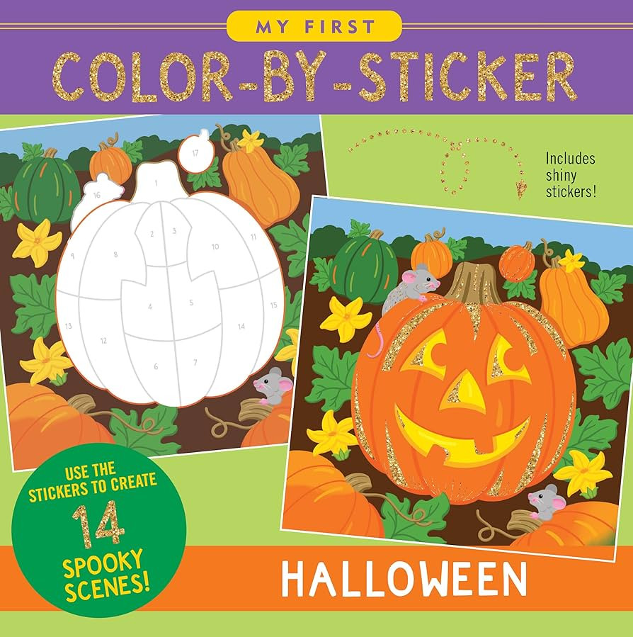 My First Color-By-Sticker Book - Halloween | Amazon (US)