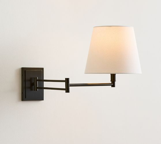 Leah Iron Swing Arm Sconce (14") | Pottery Barn (US)