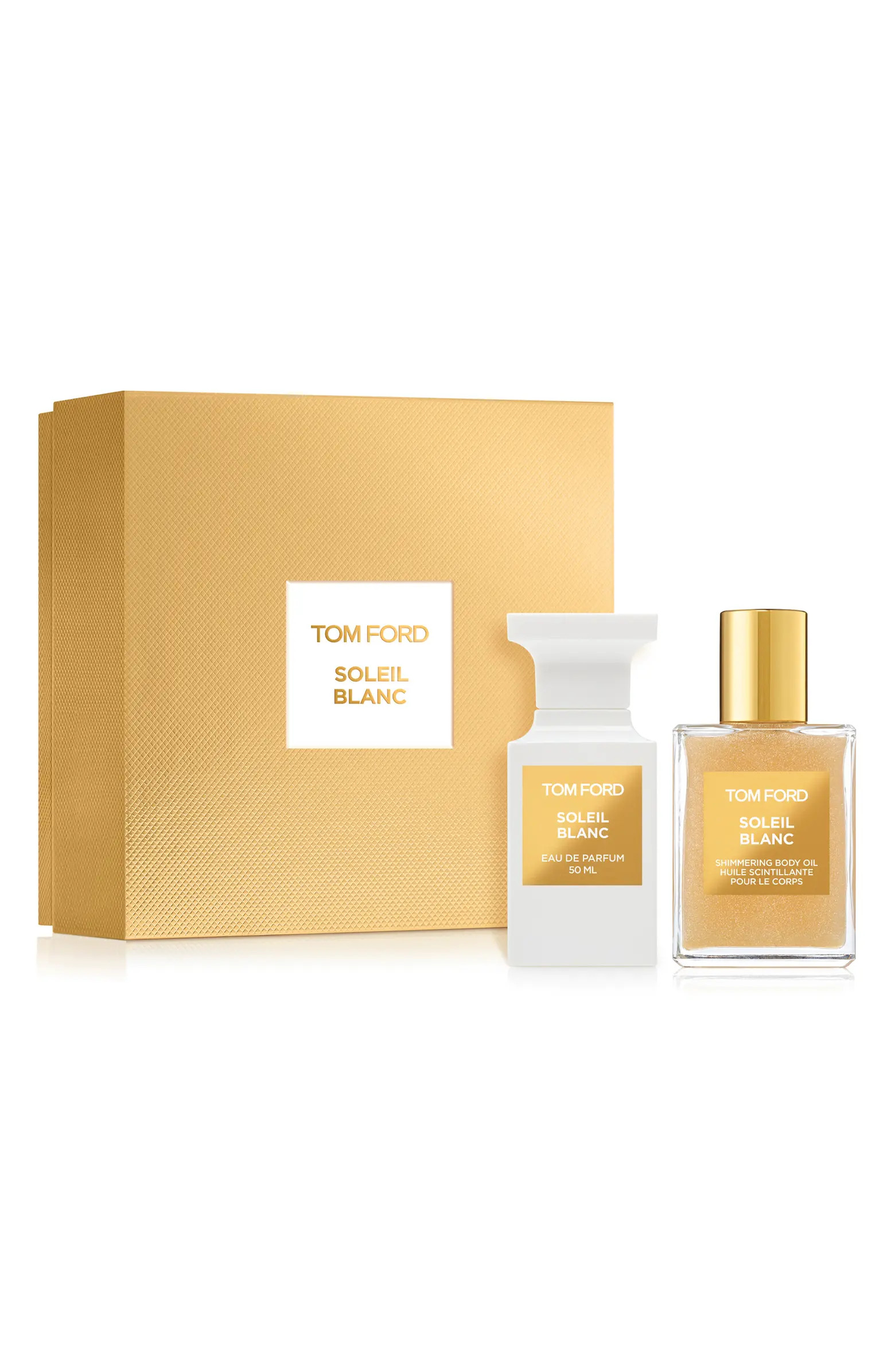 Soleil Blanc Eau de Parfum & Shimmer Body Oil Gift Set (Limited Edition) $340 Value | Nordstrom