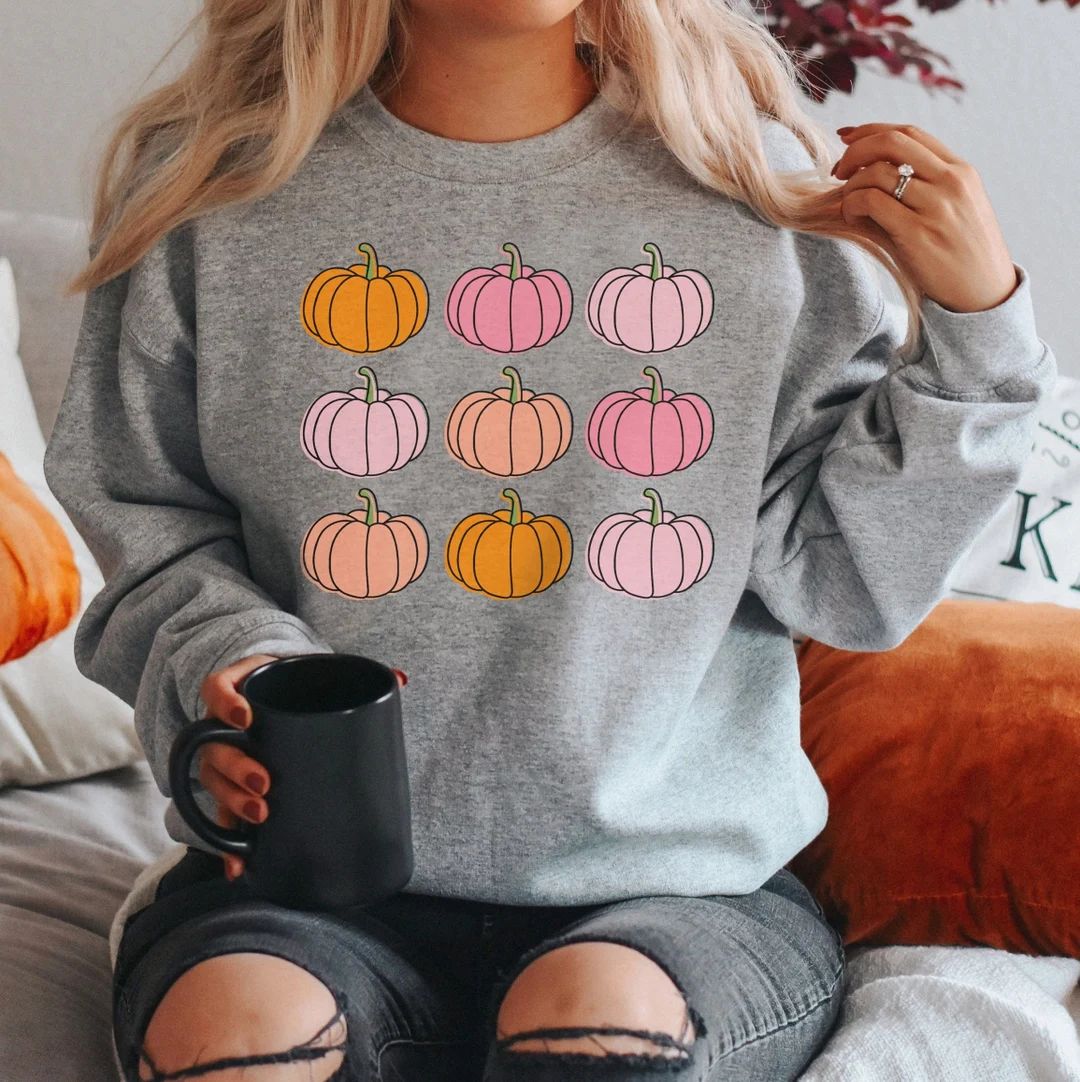Halloween Sweatshirt Halloween Shirt Pumpkin Patch Tshirt - Etsy | Etsy (US)