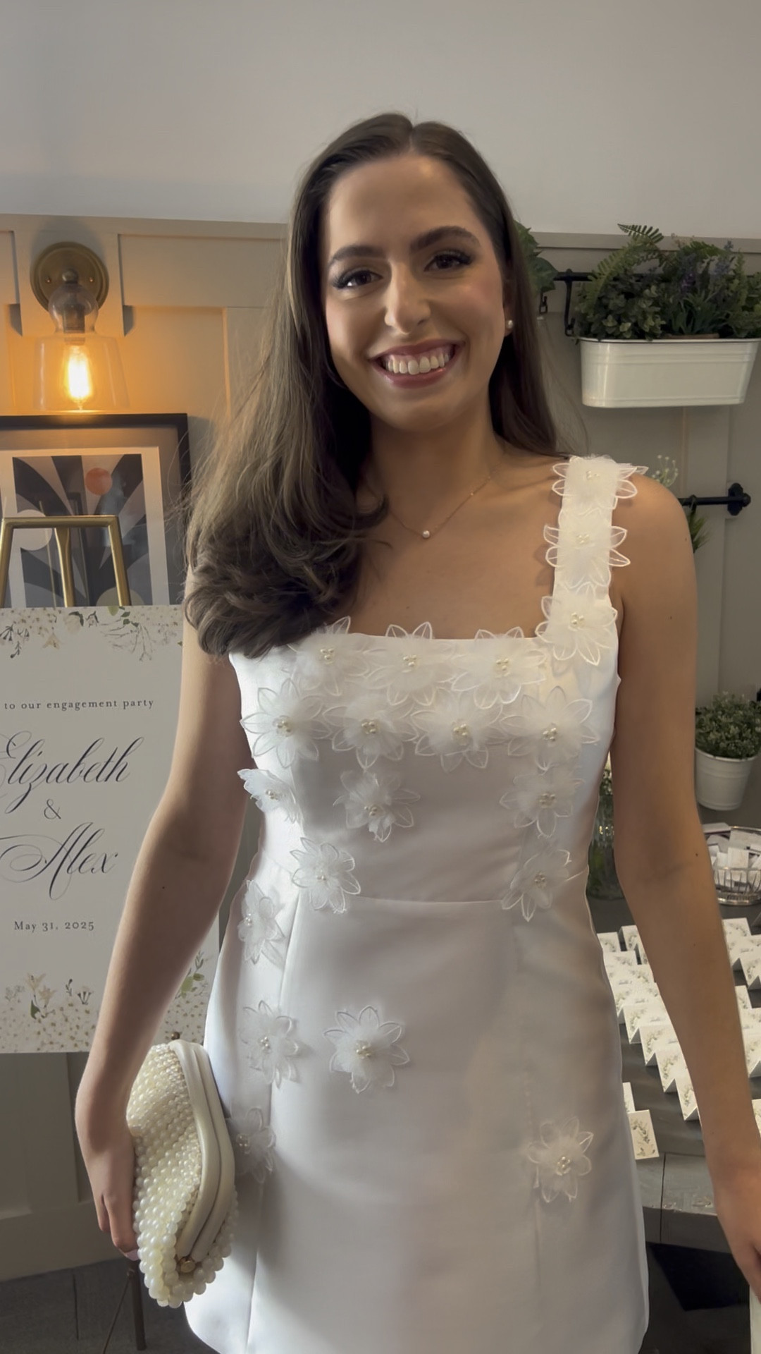 Let the engagement celebrations continue 💍🎉! Saturday night we had a family/bridal party celebration. Rewore one of my fav white dresses that I first wore to my law school graduation 👩🏻‍🎓2 years ago! Fan favorite!


White dress, little white dress, engagement party, engagement dinner, short white dress, engaged, fiancé, Elliat dress, bow heels, loeffler Randall heels, block heels, bride, bride to be, wedding, pearl clutch, cult Gaia 

#LTKWedding #LTKSeasonal #LTKStyleTip