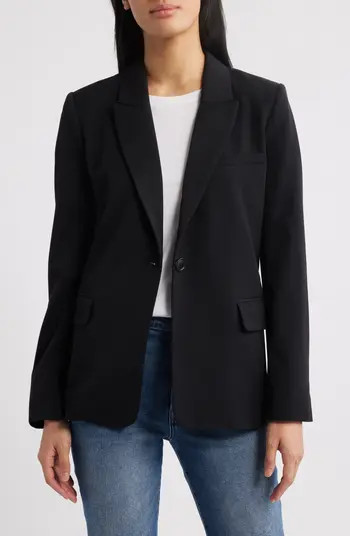 Single Button Relaxed Blazer | Nordstrom