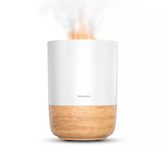 Make Your Selection: HoMedics Fireside .5 Gal Top Fill Ultrasonic Humidifier | QVC