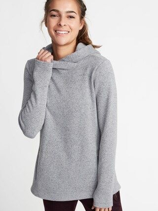 Sweater-Fleece Pullover Hoodie for Women | Old Navy US