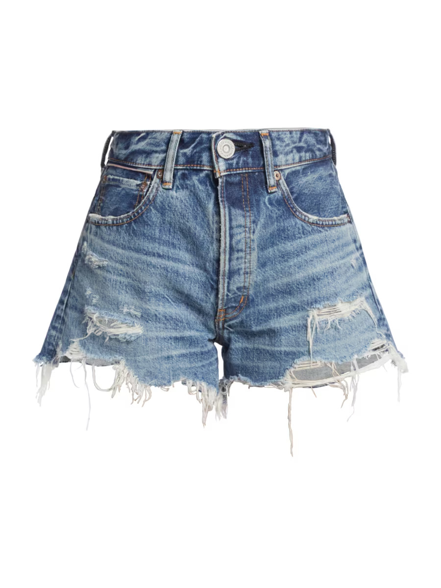 Walworth High-Rise Denim Shorts | Saks Fifth Avenue