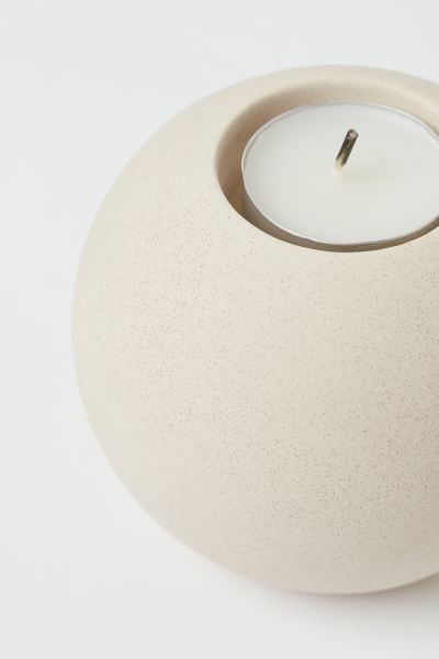 Stoneware Tea Light Holder | H&M (US + CA)