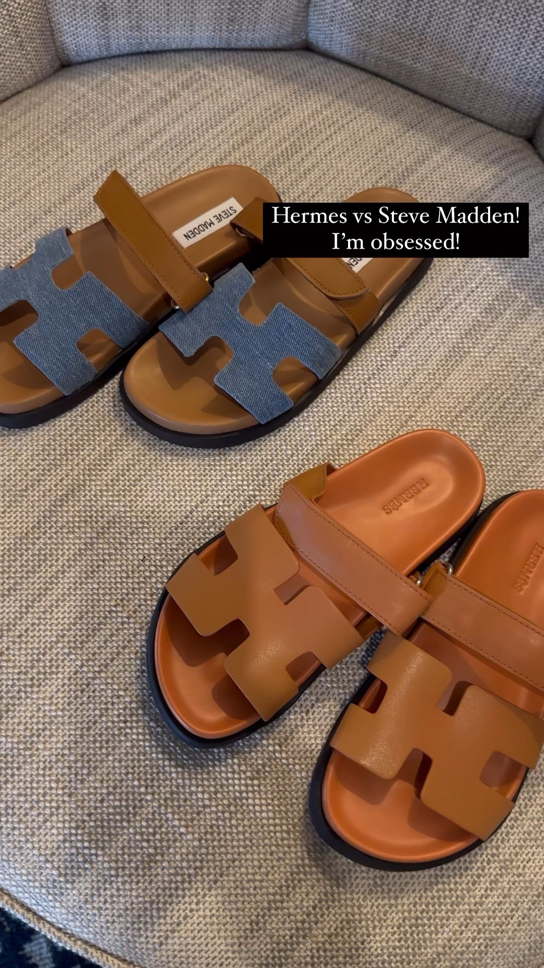 Hermes vs Steve Madden! Amazing! 

#LTKstyletip #LTKshoecrush #LTKunder100