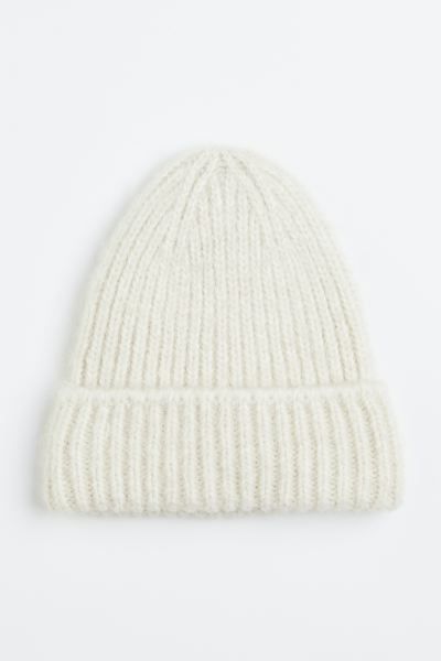 Knit Hat - Natural white - Ladies | H&M US | H&M (US + CA)