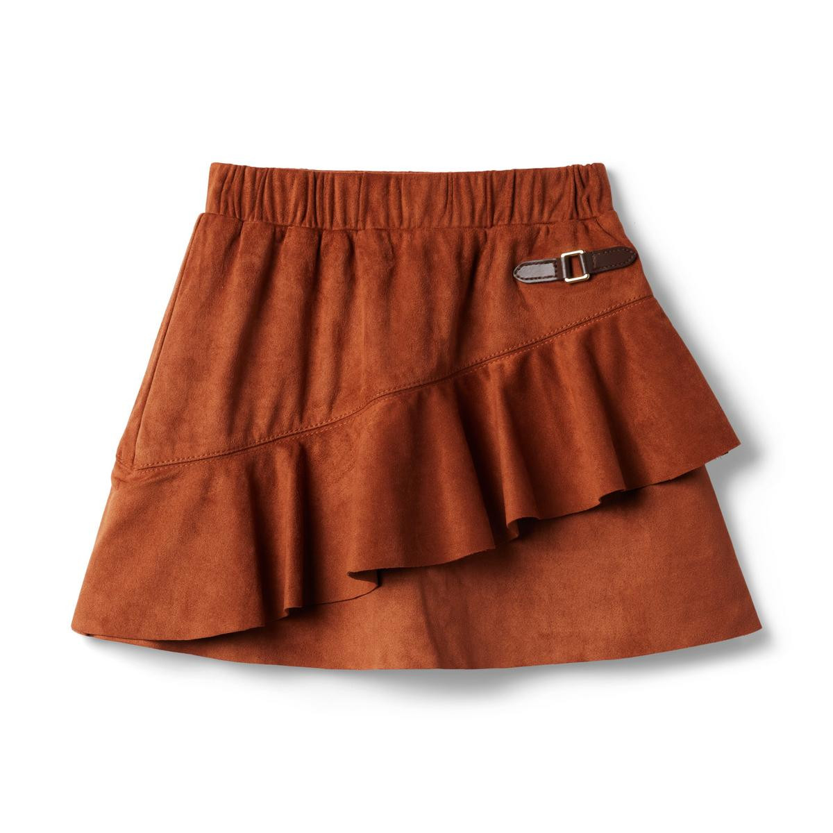 Faux Suede Ruffle Skirt | Janie and Jack