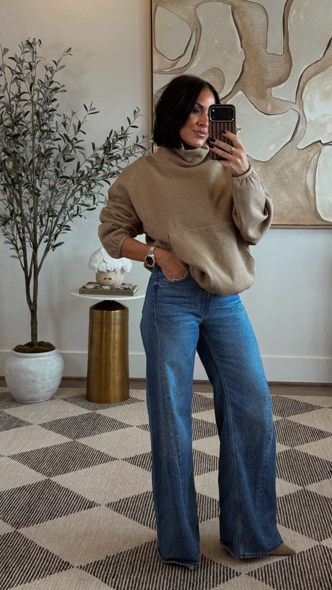 Love this pullover for fall. 

In a small
24 in jeans